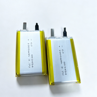 Baterai Semi-Solid State 803454 1800mAh dengan Katoda LiNiMnCoO2 500 Siklus untuk Penerangan LED dan Elektronik Konsumen