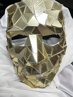 Offre Spéciale boule de miroir Disco masque Bar bal paillettes masque facial fournitures de fête Halloween miroir Cosplay masque pour hommes et femmes