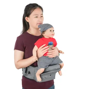 Sabuk Pembawa Ergonomis Ikat Pinggang Dapat Disesuaikan Canggih untuk Bayi Baru Lahir Hingga Balita Gendongan Bayi Kursi Pinggul