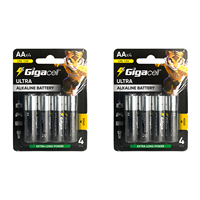 Pile alcaline numérique ultra-performante LR6 taille AA 1,5 V AM3, pile sèche primaire pour appareils ménagers, jouets éducatifs et stockage d'énergie