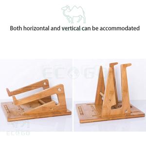 ที่วางแล็ปท็อป DIY สำหรับ <span class=keywords><strong>iPad</strong></span> ของแท่นวาง<span class=keywords><strong>จอ</strong></span>ไม้ป้องกันการกัดกร่อนออกแบบโลโก้ได้ตามต้องการ - Product Image 6