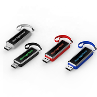 Clé USB 2.0/3.0 haute vitesse UP255 en plastique ABS ultra-résistant avec fonction LED, cordon inclus, garantie 1 an