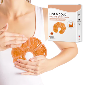 Reusable Breast Freezer Pad Therapy Pack Decrease Engorgement Hot Cold Gel Beads Breast <b>Nursing</b> Pads - Product Image 1