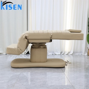 Kisen Durable Beauty <b>Bed</b> <b>Lash</b> Eyelash Chair Electric Adjustable Soft <b>Bed</b> High Quality Motors Salon <b>Table</b> Customized Furniture - Product Image 5