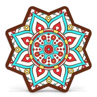 Produits de festival à motifs géométriques personnalisables, UV et phosphorescents, série Flowstar pour événements et fêtes, Dapo Star