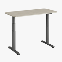 Bureau Ergonomique à Hauteur Réglable Électrique à Double Moteur, Cadre de Bureau Assis-Debout, Style Moderne, Mobilier de Bureau, Table d'Ordinateur
