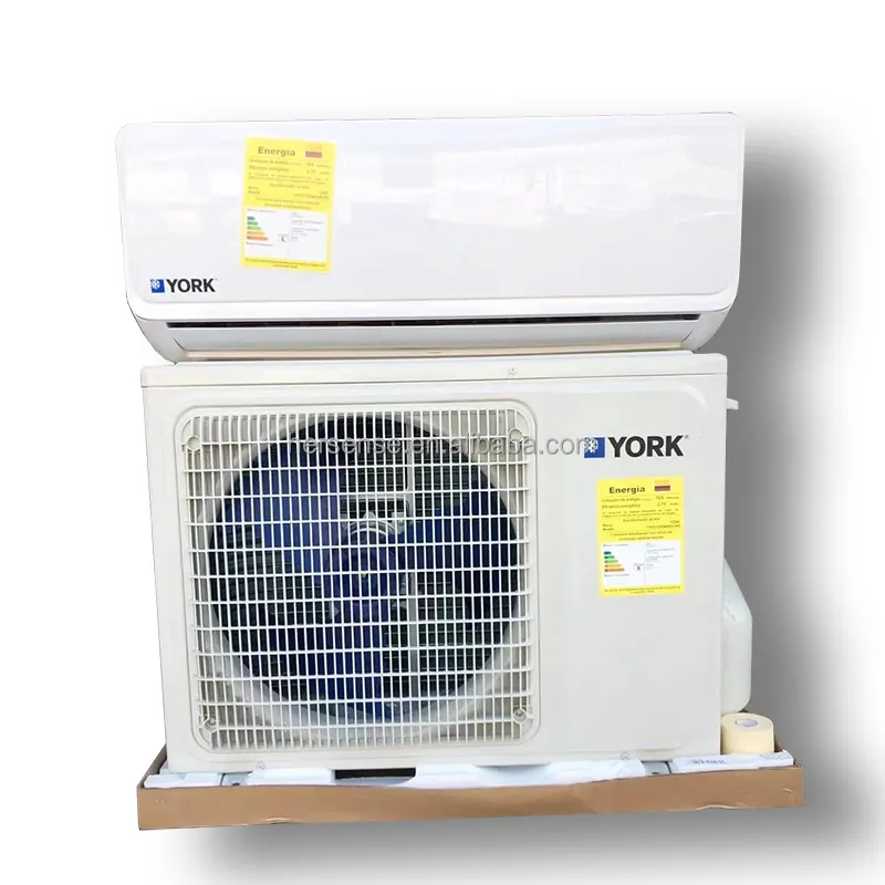 YORK Atacado Mini R410A AC fixo Split Wall-mounted Ar-condicionado Split Air Cooler Smart Climatiseur Geral Ar Condicionado