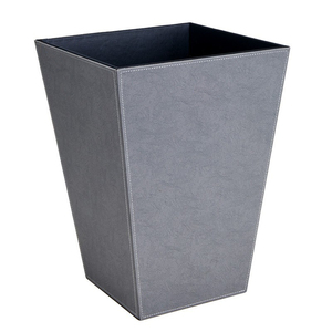 <span class=keywords><strong>Cubo</strong></span> de inodoro de cuero Pu de forma <span class=keywords><strong>rectangular</strong></span> para el hogar/<span class=keywords><strong>cubo</strong></span> de <span class=keywords><strong>basura</strong></span> de cesta de madera personalizado - Product Image 1