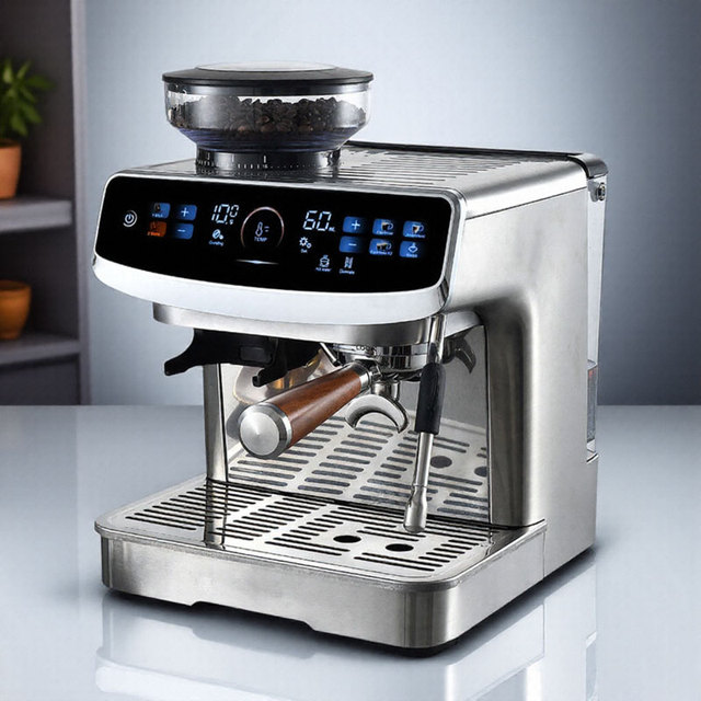 CM602 Professional Premium Double Boiler Espresso Machine, 20Bar Commercial Coffee Maker
