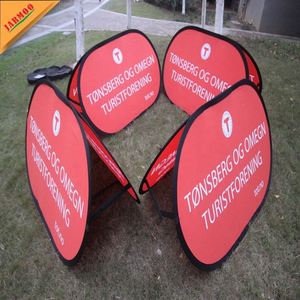 Bannières Pop Up pour promotions légères ovales imprimées sur mesure pour l'extérieur - Product Image 5