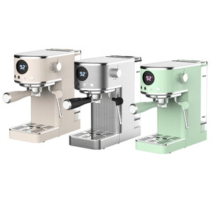 <span class=keywords><strong>Cafetera</strong></span> <span class=keywords><strong>Espresso</strong></span> Automática Eléctrica Retro Slim de 15 Bares, Tanque de Agua de Acero Inoxidable de 1.0L para Uso Doméstico o Hotelero - Product Image 6