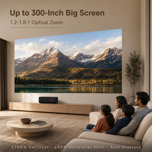 <span class=keywords><strong>Projecteur</strong></span> de cinéma laser 4K UHD 6000 CVIA avec grande puce, écran de 300 pouces pour home cinéma et salon - Product Image 6