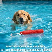 Jouet flottant pour chien NiBao - Jouet aquatique interactif pour l'entraînement et le jeu de rapport, pour l'extérieur