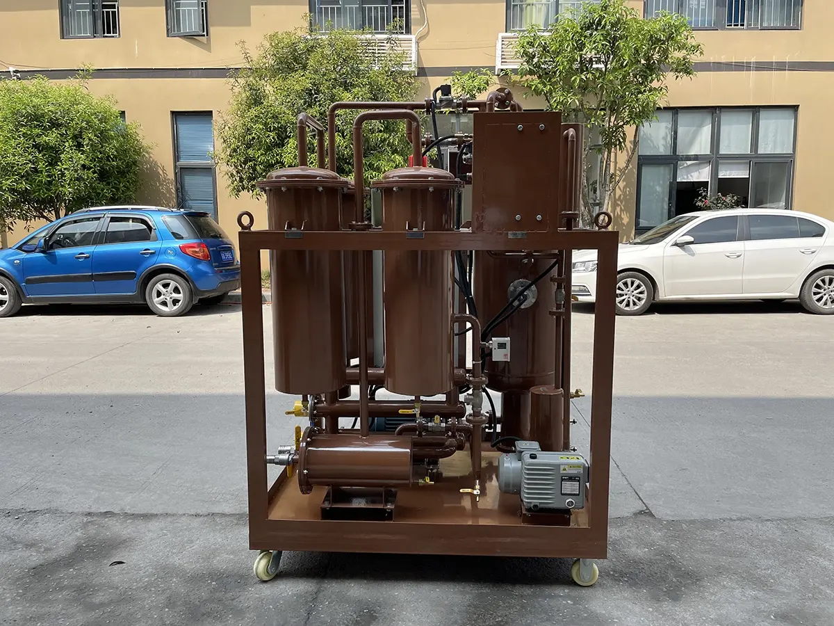 Vacuum turbine oil dehydration and impurity removal system turbine oil reclamation machine waste oil purification machine
