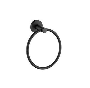 Juego de Accesorios de Baño Minimalistas en Negro Mate, Diseño Duradero para Hogar Moderno y Hotel - Product Image 5