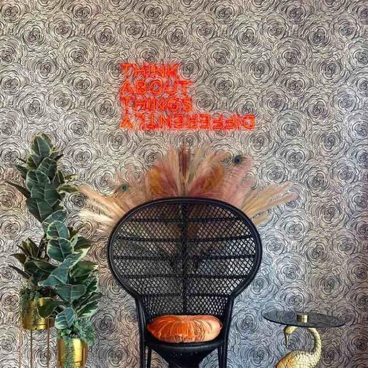 Высококачественный домашний декор, акриловая задняя панель, светодиодная неоновая световая вывеска