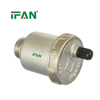 Válvula de Ventilación de Aire de Latón IFAN 3/8''-1'', Válvula de Latón para Materiales de Plomería, Válvula de Escape de Latón para Uso con Agua