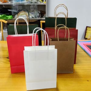 Grocery Cutlery <b>Party</b> <b>Gift</b> Tableware Merchandise Retail Black Kraft Recyclable Paper <b>Bag</b> All Sizes Sold Business Craft Paper <b>Bag</b> - Product Image 1