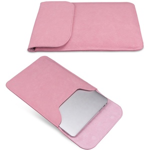 Hecho a mano impermeable de la PU de cuero bolsa <span class=keywords><strong>para</strong></span> 11,<span class=keywords><strong>6</strong></span> de 13,3 de <span class=keywords><strong>15</strong></span>,4 ordenador portátil caso manga - Product Image 1