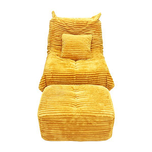 Canapé d'angle convertible carré moderne en velours pour hôtel, salon, chambre, appartement, villa - Product Image 4