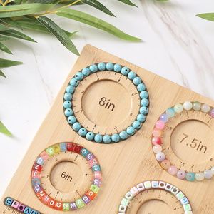 Eco-Friendly Bamboo <strong>Bead</strong> <strong>Board</strong> for Jewelry Bracelet Making DIY Wood Crafts Painted Wooden Boxes Wall Signs - Product Image 5