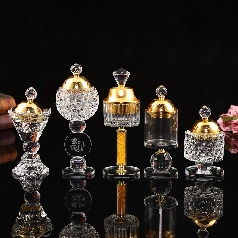 New fashion simple European artificial crystal crafts crystal incense burner polishing decoration