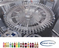 Emballage automatique électrique 50Hz 3phases avec 1 an de garantie Remplisseuse de bouteilles en bois pour boissons gazeuses 10500kg 380V
