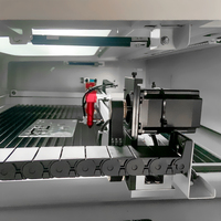 Machine de Découpe et de Gravure Laser CO2, Tête Laser Non Métallique 60W - 320W, pour Acrylique, Cuir, Verre, Bois (600x400 mm)