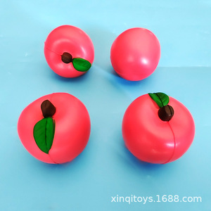 <span class=keywords><strong>PU</strong></span> <span class=keywords><strong>Apple</strong></span> Grip bóng mô phỏng đạo cụ Mô hình màu đỏ màu xanh lá cây táo cao phục hồi mềm có thể in khuyến mại đồ chơi căng thẳng bóng - Product Image 2
