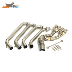 Tuyau d'échappement bas en acier inoxydable pour moto <span class=keywords><strong>Honda</strong></span> CBR650R/<span class=keywords><strong>CB650R</strong></span>/CBR650F/CB650F Tuyau d'échappement avant de haute qualité 51MM - Product Image 5
