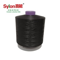 Oreiller d'hôtel en fibre de charbon de bambou noir, polyester antibactérien et désodorisant, 300D/288F