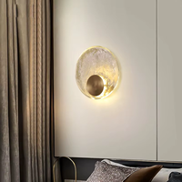 Appliques murales en fer de luxe de haute qualité, lampes murales LED modernes à intensité variable pour salon intérieur