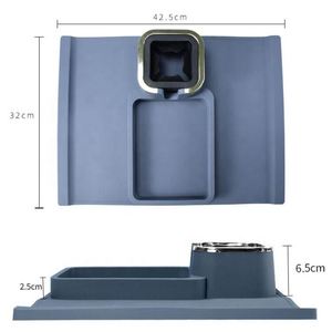 LA Manufacturer Custom Logo Portable Anti-Slip Sofa Cup Holder <b>Silicone</b> Sofa Coaster Couch Armrest Cup Holder Tray for Home - Product Image 2