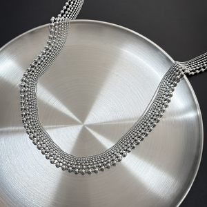 <span class=keywords><strong>Cadena</strong></span> <span class=keywords><strong>de</strong></span> Bolas VAF <span class=keywords><strong>de</strong></span> 1.2/1.5/2/2.4/3/4/5 mm, Collar <span class=keywords><strong>de</strong></span> Acero Inoxidable <span class=keywords><strong>de</strong></span> Alta Calidad, Longitudes 40/45/50/60/65/<span class=keywords><strong>70</strong></span>/75/80 <span class=keywords><strong>cm</strong></span> - Product Image 3