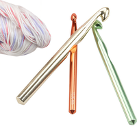 Crochets et aiguilles à tricoter en alumine en gros, 10 mm, 12 mm, 15 mm, lot de 3 pièces, fournisseur direct d'usine