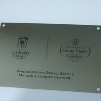 Plaque d'immatriculation personnalisée pour vélo électrique, en aluminium et acier inoxydable, écologique, décorative, avec logo personnalisé, impression numérique