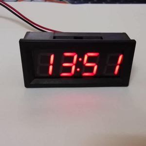 Boîtier d'horloge numérique à 4 chiffres de 0,56 pouce |   Boîtier en plastique uniquement (écran non inclus) Boîtier d'horloge de 0,56 pouce W837 - Product Image 2