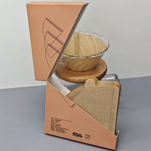 Sampel Gratis Filter Kopi Bentuk V Tanpa Rasa, Bahan Asli Kelas Makanan, Sehat, untuk Pour Over Drip Coffee - Product Image 4