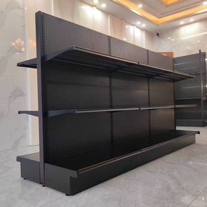 رفوف سوبر ماركت فولاذية حديثة على طراز لوزيير، رفوف جوندولا مزدوجة الجوانب شديدة التحمل للسوق الأمريكي للبيع - Product Image 4