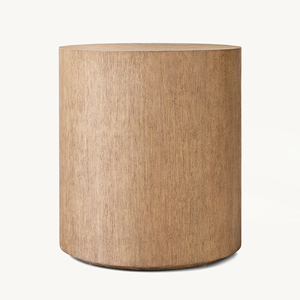 Meubles <span class=keywords><strong>de</strong></span> <span class=keywords><strong>salon</strong></span> d'intérieur contemporains <span class=keywords><strong>de</strong></span> luxe, socle en chêne massif, tables d'appoint rondes en bois - Product Image 1