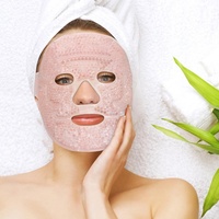 Masque facial réutilisable en perles de gel, thérapie chaude et froide, compresse de glace, masque rafraîchissant pour les yeux gonflés, soin de la peau, spa