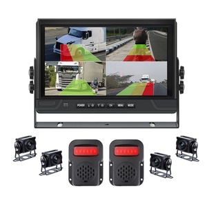 Moniteur d'écran AHD <span class=keywords><strong>de</strong></span> 9 pouces, zone d'alarme réglable, caméras IA, système <span class=keywords><strong>de</strong></span> détection des piétons pour la sécurité des chariots élévateurs, caravanes, bus, fourgonnettes - Product Image 1