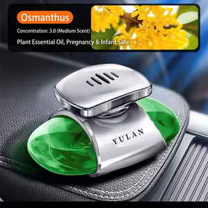 Diffuseur de parfum créatif ovale en alliage pour voiture, parfum Océan, durée d'évaporation 31-60 jours, désodorisant d'ambiance, décoration aromathérapie - Product Image 2