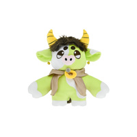 Adorable vache en peluche, coussin câlin pour garçon et fille
