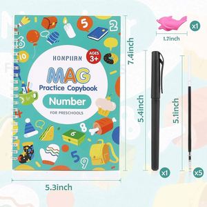 Cuaderno de Caligrafía Reutilizable con Ranuras para Práctica de Escritura a Mano, Personalizable en Diferentes Idiomas - Product Image 6