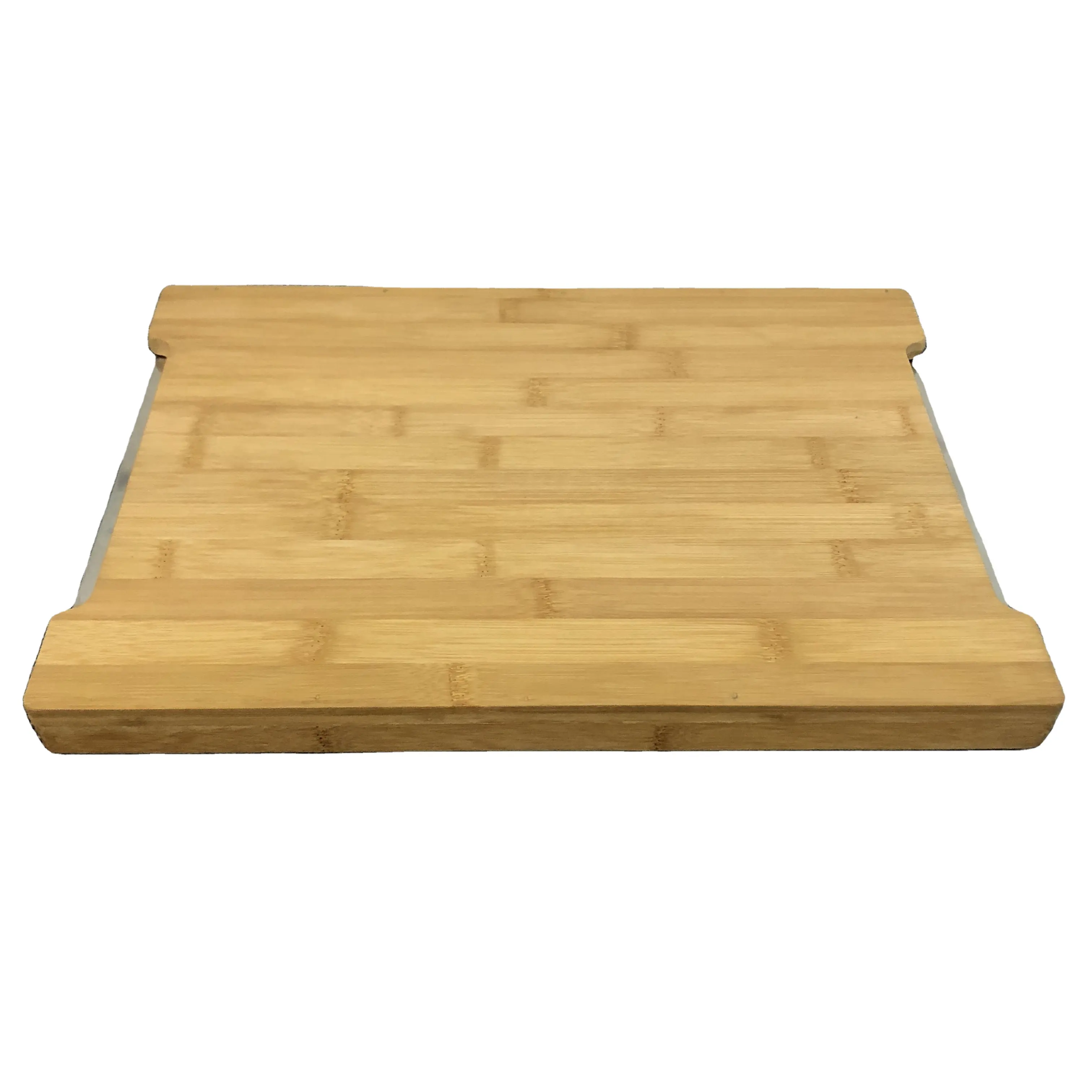 Planche à découper en bois de haute qualité, 2 tiroirs en acier inoxydable extensibles, planche à découper en bambou, livraison gratuite