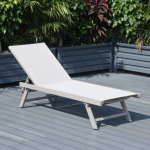 أثاث فاخر للفناء الخارجي، كراسي استلقاء لحمام السباحة والشاطئ، تصميم أنيق للفيلات، كراسي استرخاء خارجية للتشمس - Product Image 2