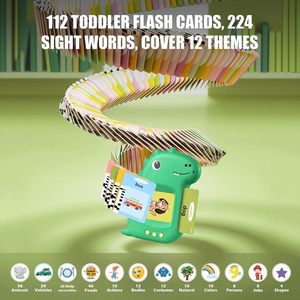 Tarjetas de Aprendizaje Interactivas para Niños de 2 a 6 Años, Juguete Educativo Sensorial Preescolar con 224 Palabras - Product Image 4