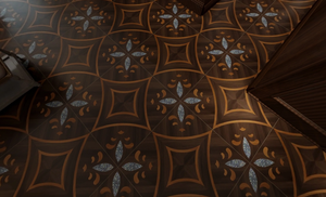 Carreaux de sol en porcelaine antidérapants modernes de 10mm d'épaisseur en grain de bois de noyer noir de haute qualité pour chambre salon utilisation intérieure - Product Image 5