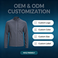 Veste légère pour homme en nylon recyclé, coupe-vent, imperméable, respirante, à séchage rapide, avec fermeture éclair et col montant, entièrement zippée, pour activités de plein air et usage décontracté